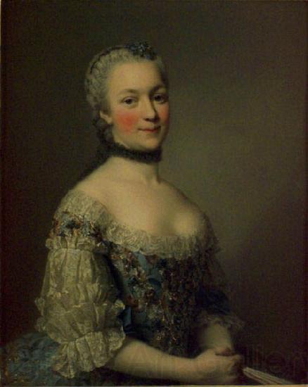 Alexander Roslin Countess Mniszech, Norge oil painting art